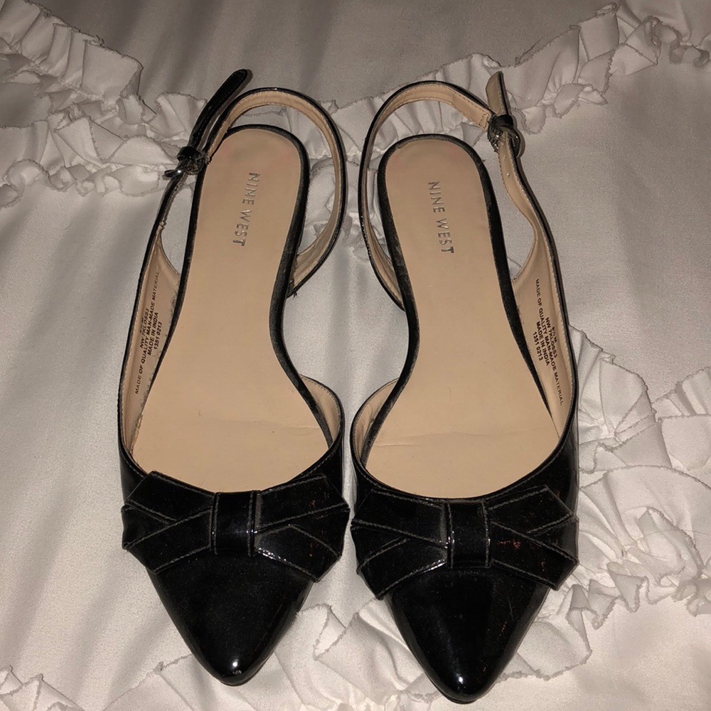 Nine West slingback flats